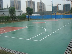 博登湖小區(qū)籃球場